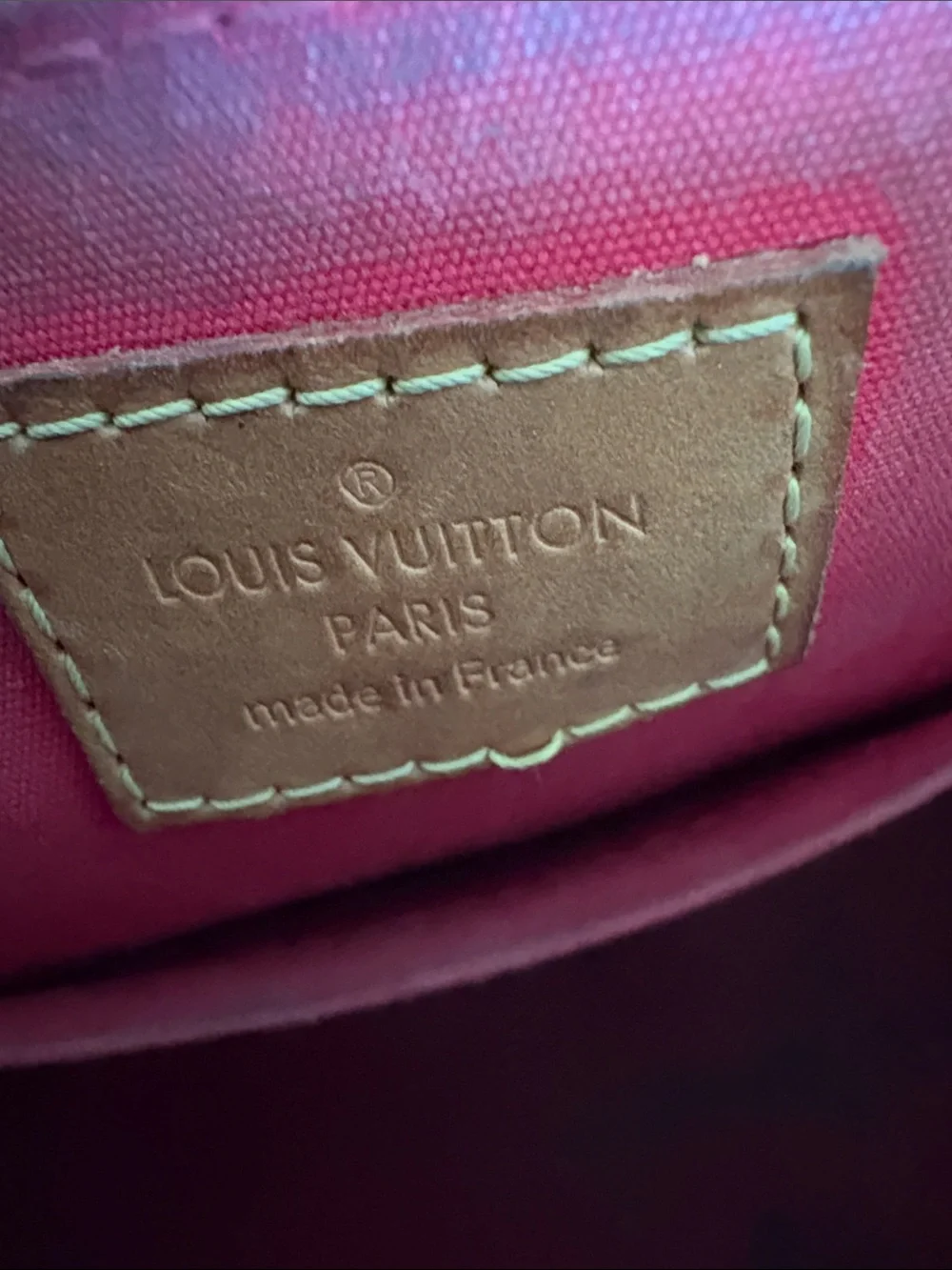 Louis Vuitton Hot Pink Vernis Alma BB Satchel - Picture 3 of 3
